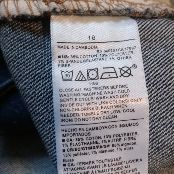 ❤️ Old Navy Women's Boyfriend Jeans - Wow Mid-Rise size 16 ❤️ - Picture 8 of 11